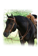 MARTINGALE - WESTERN RAWHIDE LEATHER SLIDING FORK MARTINGALE - 204156-55