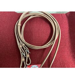 5/8" Harness Leather Reins with Buckle 8ft - 212466-56