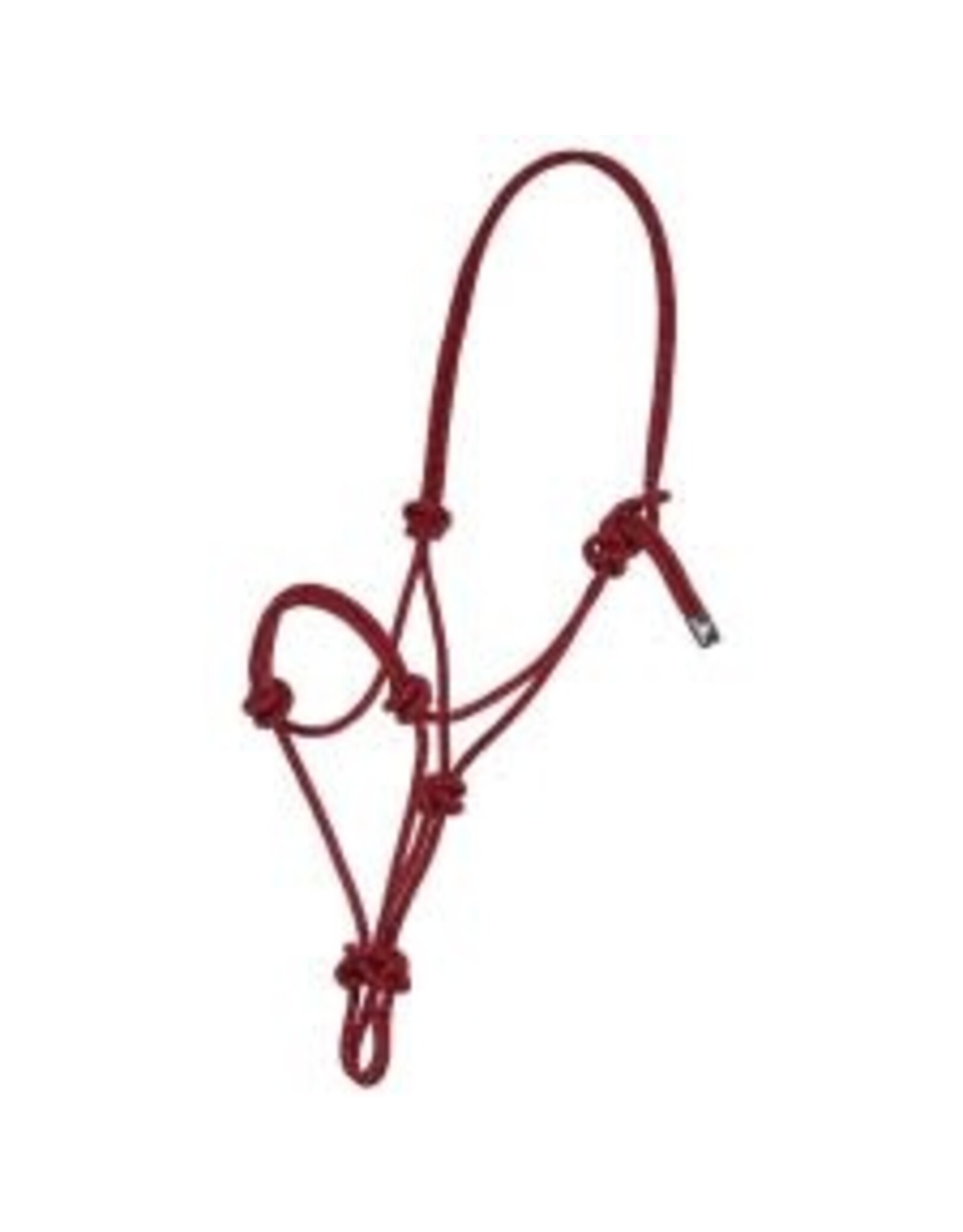 Mustang Rope Halter - Black/Silver - 292987-31