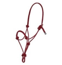 Mustang Rope Halter - Black/Silver - 292987-31