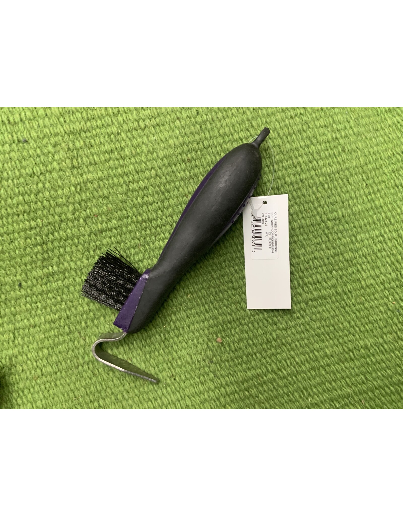 Softgrip Hoofpick/Brush - Purple - 374424-22