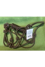 Economy Mountain Rope Halter with Lead - Brown/Tan - 292984-57