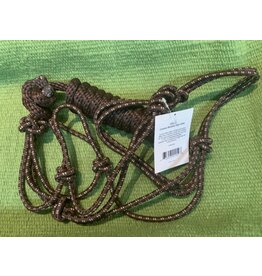 Economy Mountain Rope Halter with Lead - Brown/Tan - 292984-57