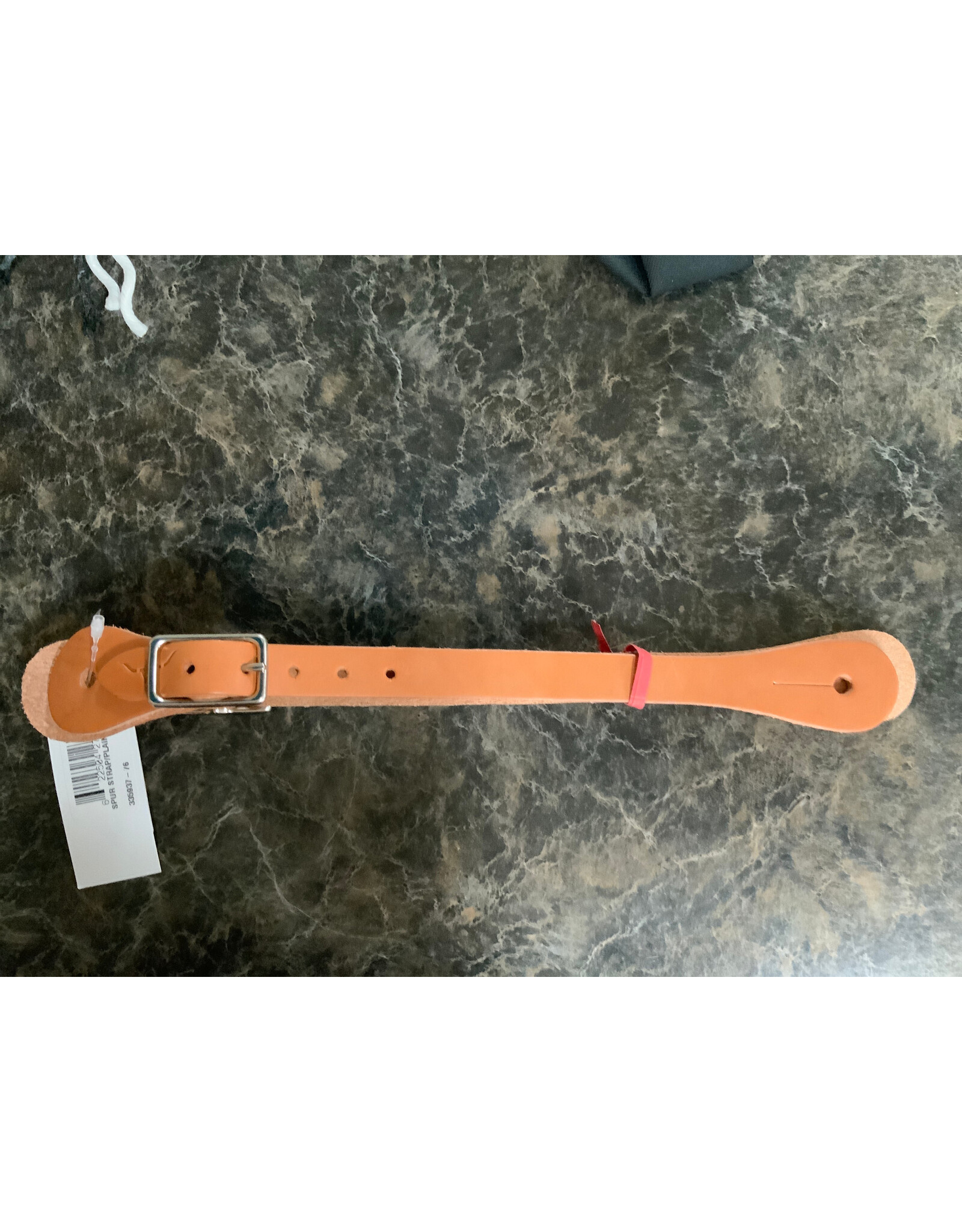 Plain Leather Spur Strap - Golden Tan  - 335937-76