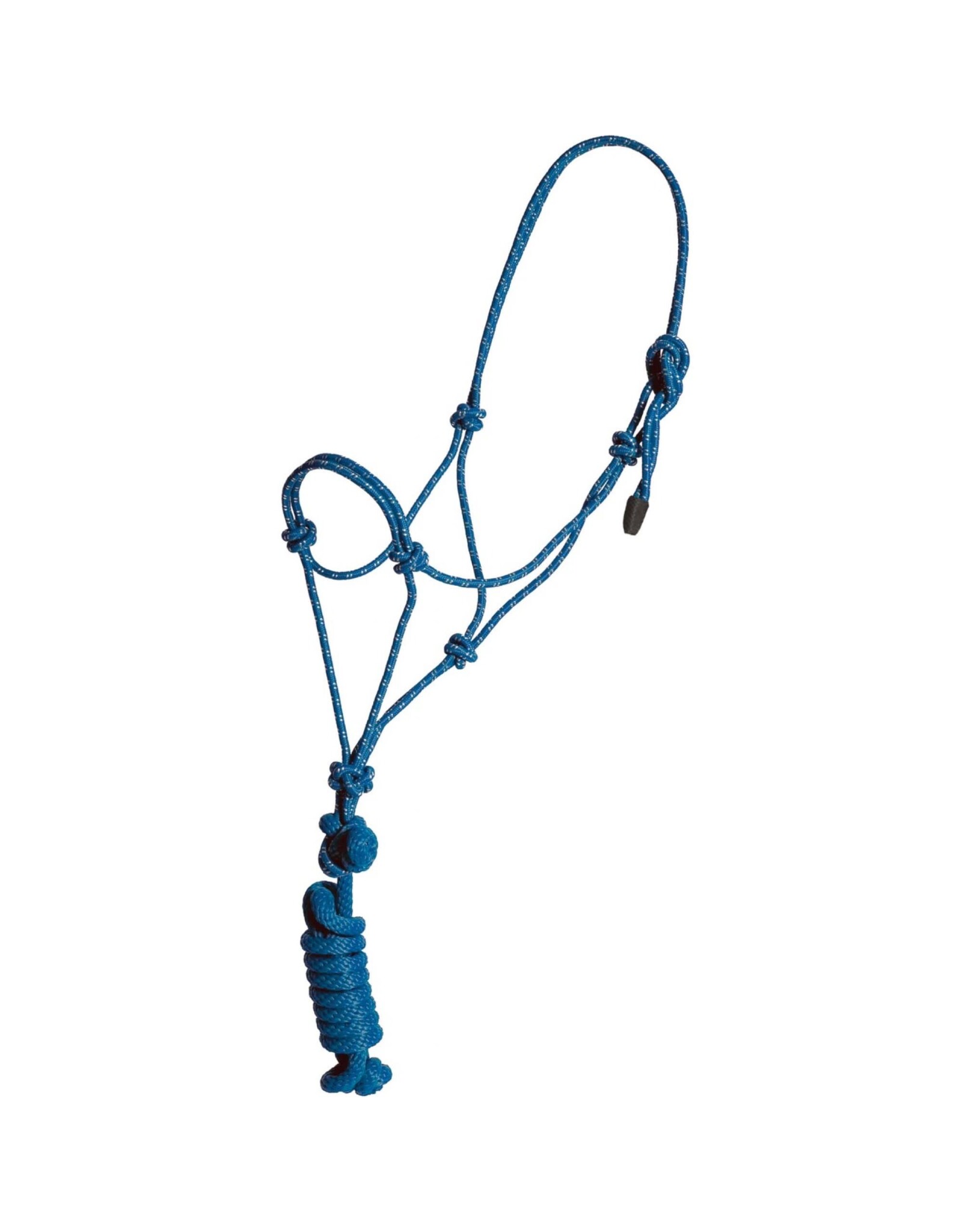Economy Mountain Rope Halter with Lead - Foal -  Blue/White  - 292977-13