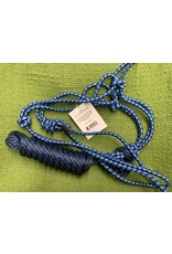 Economy Mountain Rope Halter with Lead -  Navy/Blue/Baby Blue - 292984-76