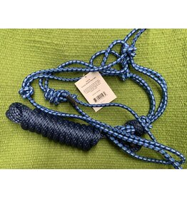 Economy Mountain Rope Halter with Lead -  Navy/Blue/Baby Blue - 292984-76