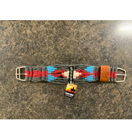 Country Legend Mohair String Cinch - 36" - Blk/Rd - 222915-02/36