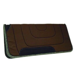 Diamond Wool Rancher Saddle Pad - 32"x32" - Blk - 273845