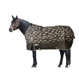 Country Legend 2100D Feather Winter Turnout Blanket - Black Feather - 74- 310004-72/74 - Waterproof Ripstop 300g Fill