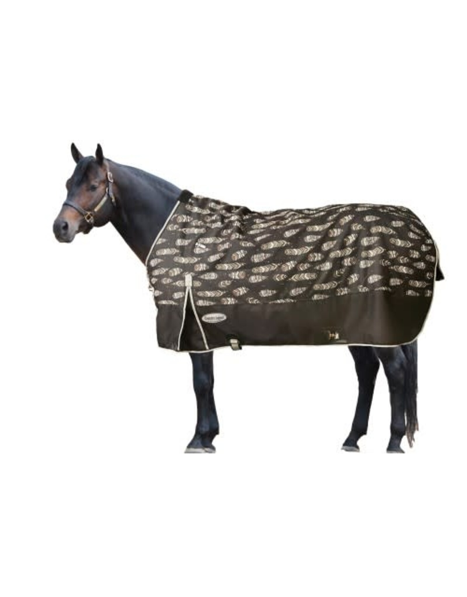 Country Legend 2100D Feather Winter Turnout - Black Feather - 76- 310004-72/76 - Waterproof Ripstop 300g Fill