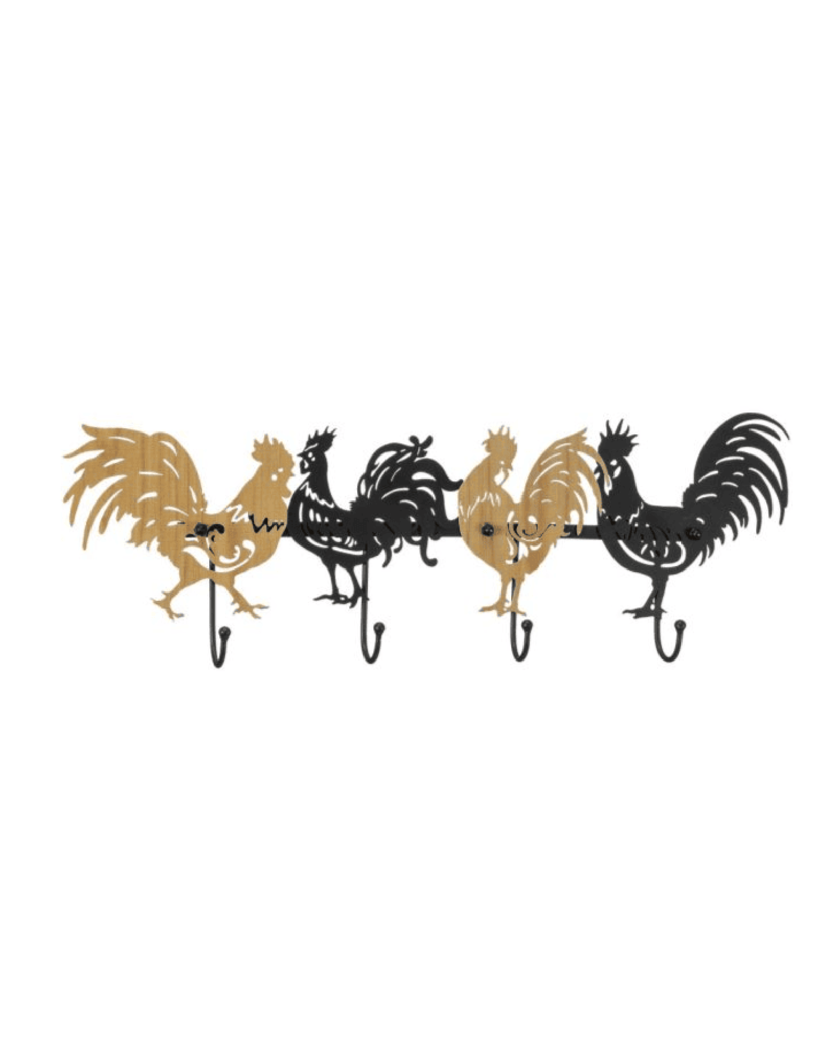 Giftware-Chicken 4 Hook Rack - TJT87-36139