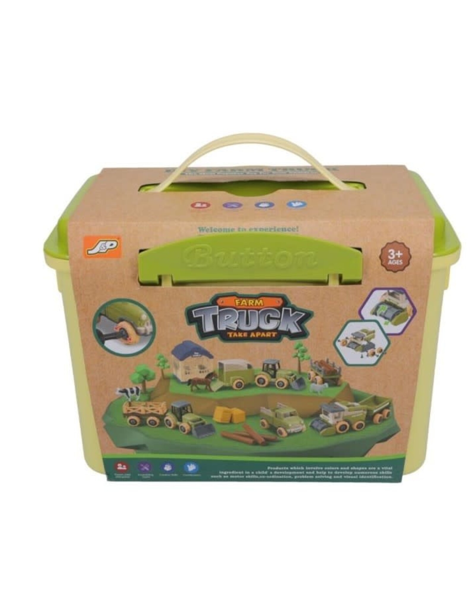 Toys-Toy Truck & Stable Set - TJT87-96011