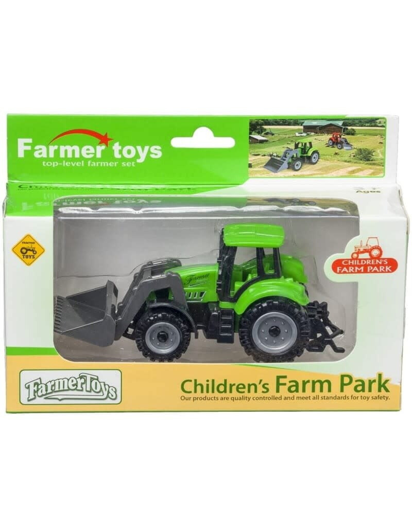 Toys-Tractor - Green - TJT87-95069-42 B/O 10/11