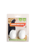 Rubber Eggs 2 pack - White - TBLOH EGG-BR56W