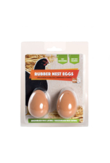 Rubber Eggs 2 pack - Brown- TBLOH EGG-BR56B