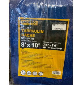 Tarp-3 mil Utility Tarp 8' x 10' - HI-T002600B-3