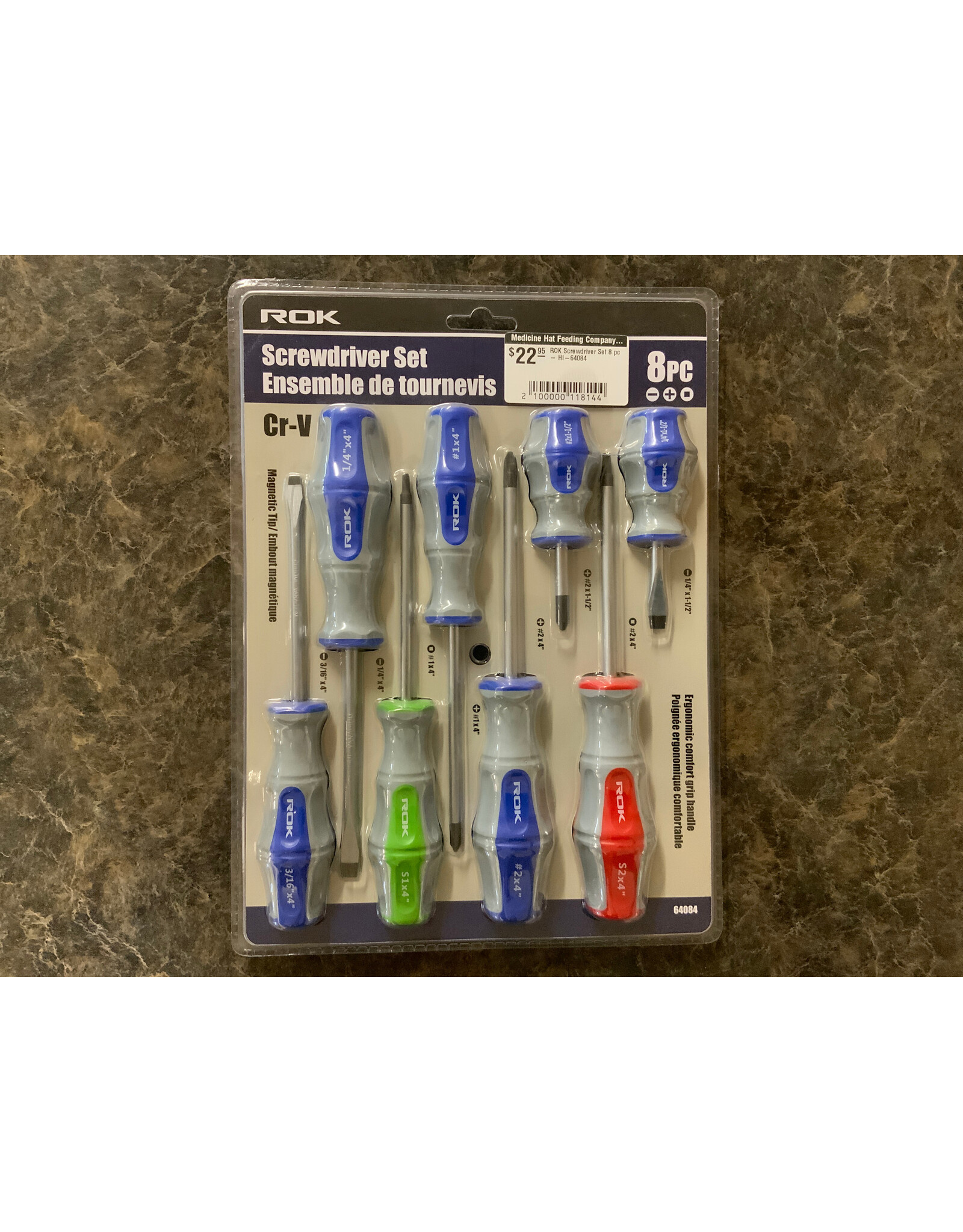 ROK Screwdriver Set 8 pc - HI-64084