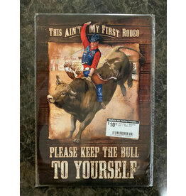 Metal Sign - Keep the Bull - TGW-010