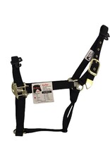 Hi-Brow Halter - Flat Nylon Yearling Halter - Hunter Green - THB505Y-HG