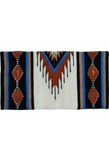 Mustang Del Rio 100% New Zealand Wool Blanket 36" x 34" Rust/Cream - 273981-11