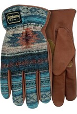 Crazy Horse Jacquard Goatskin Driver Gloves / 9608 - S