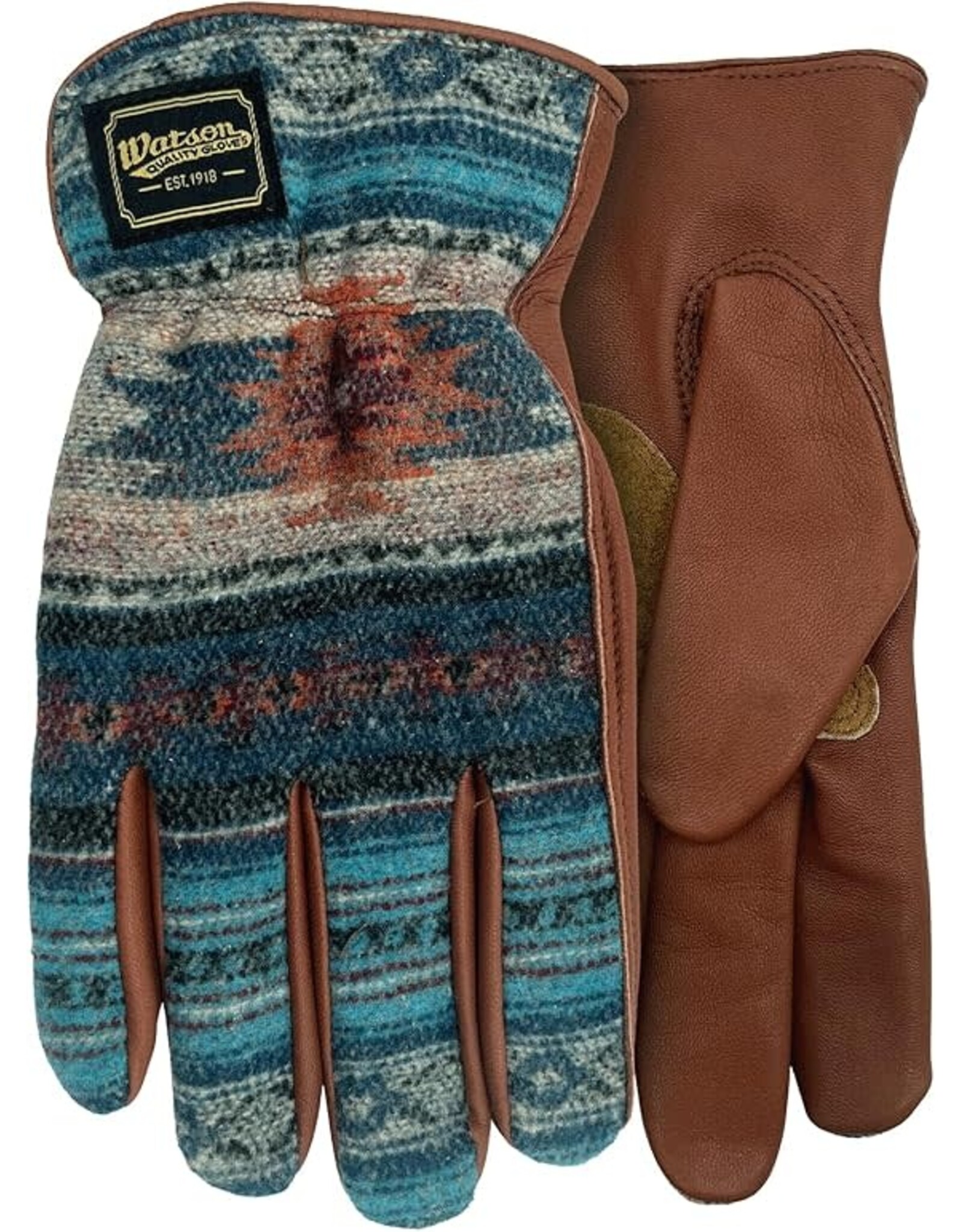 Crazy Horse Jacquard Goatskin Driver Gloves / 9608 - S