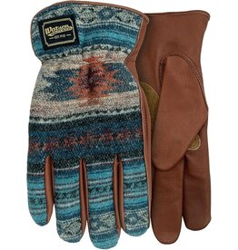 Crazy Horse Jacquard Goatskin Driver Gloves / 9608 - S