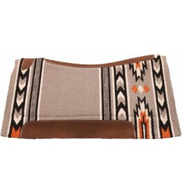 COUNTRY LEGEND RANCH CONTOUR SADDLE PAD, 33" x 38" - GRAY/ORANGE- 273961-18