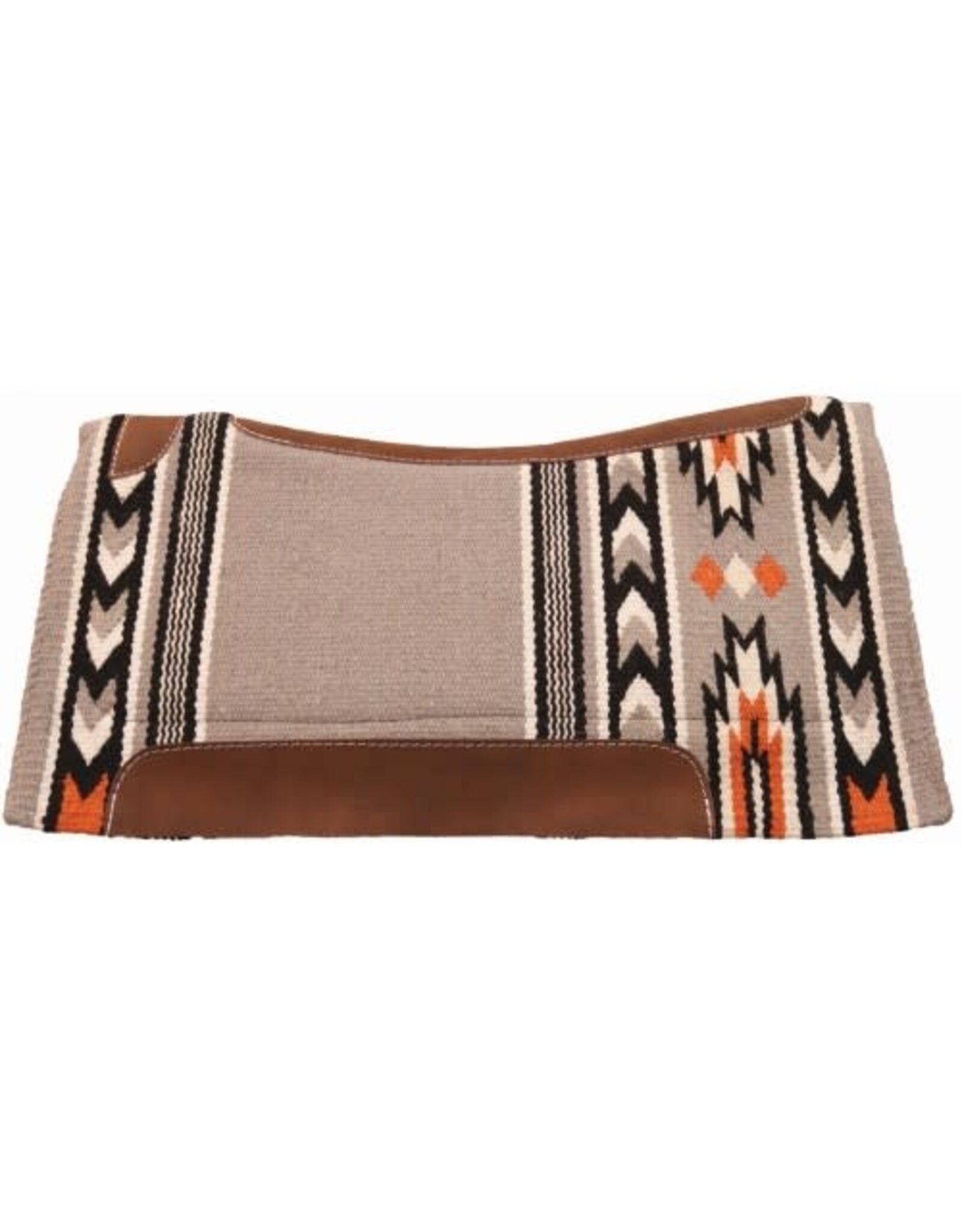 COUNTRY LEGEND RANCH CONTOUR SADDLE PAD, 33" x 38" - GRAY/ORANGE- 273961-18