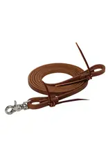 ProTack® Heavy Harness Roper Rein, Scissor Snap, Water Loop with Tie Laces - 50436-33-01