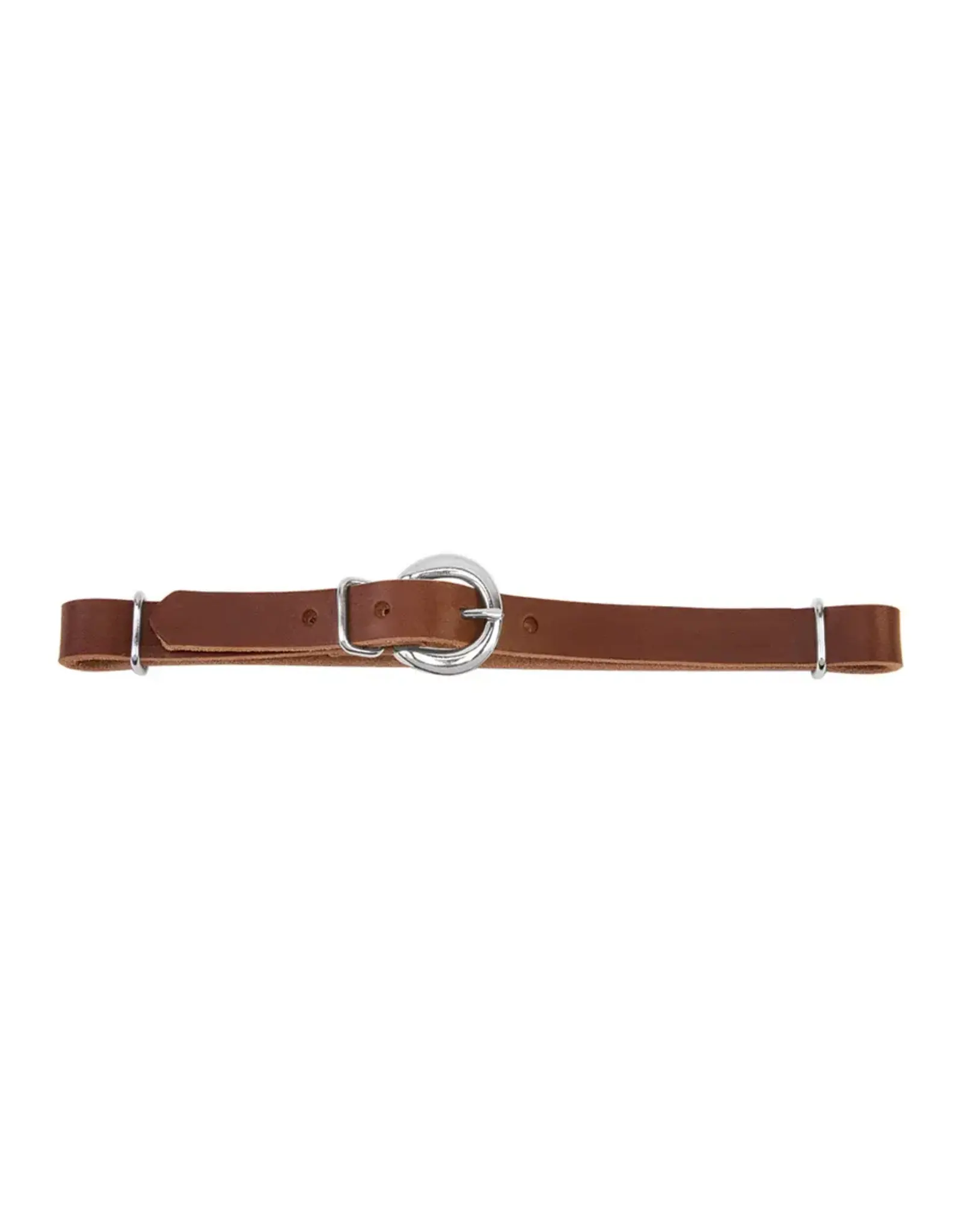 Straight Leather Curb Strap  - 30-1392