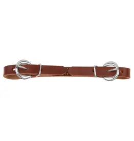 Flat Leather Curb Strap -  30-1391