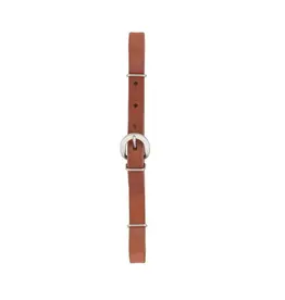 Canyon Rose Straight Leather Curb Strap - 30-1286