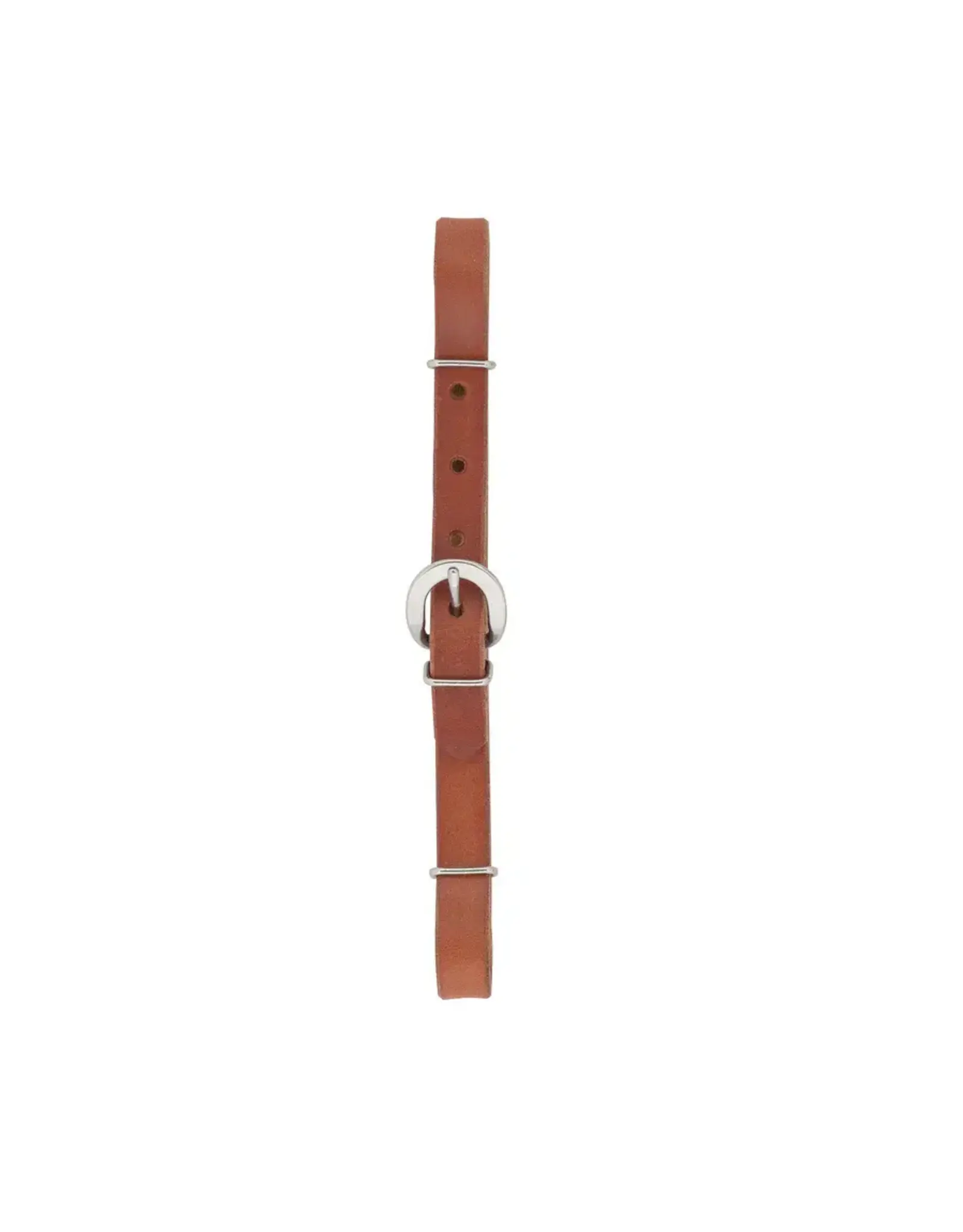 Canyon Rose Straight Leather Curb Strap - 30-1286