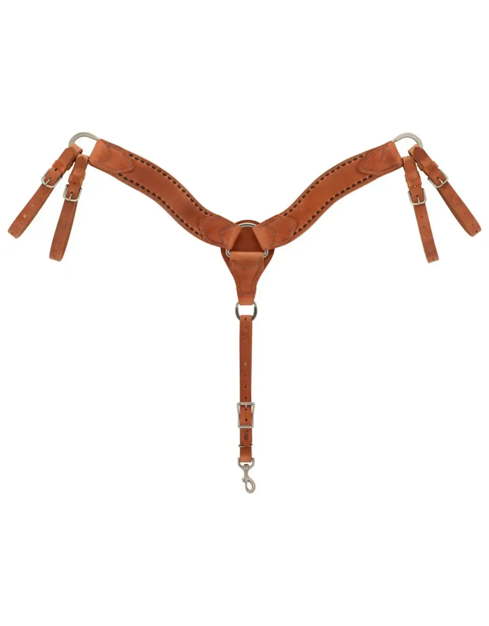 Buckstitch Breast Collar, Hermann Oak® Russet, Dawn Collection - 40076-21-20
