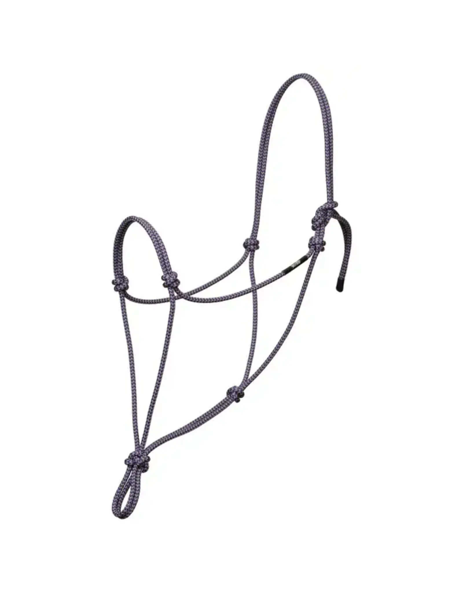 Silvertip Silvertip Big Sky Rope Halter Gray/Purple - 35-9583-264- Weanling