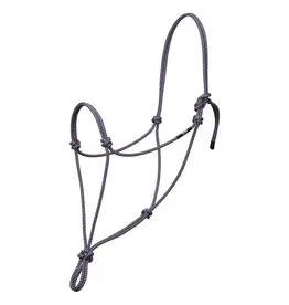 Silvertip Silvertip Big Sky Rope Halter Gray/Purple - 35-9583-264- Weanling