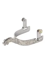 Ladies' Spur with German Silver Floral Trim - 25-7756
