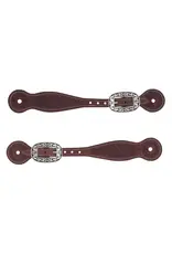 Basin Cowboy Spur Straps, Thin - 30-0176-BR