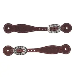 Basin Cowboy Spur Straps, Thin - 30-0176-BR