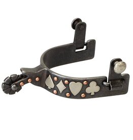 Mens Spur with Card Suit Design - 25511-52-12