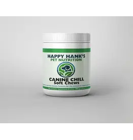 Happy Hank's Pet Nutrition - Canine Chill  - Soft Chews 60pc - supports nervous system function for the anxious or hyperactive dogs