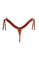 COUNTRY LEGEND BUCKSTITCH AND FEATHER BREASTCOLLAR - 222205-54