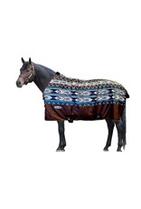 Country Legend 2100D Feather Winter Turnout Blanket - Brown/Cream Feather - 76 - 310001-21/76 - Waterproof Ripstop 300g Fill