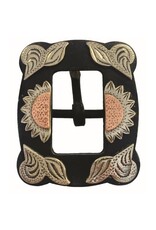WESTERN RAWHIDE SIGNATURE RUST IRON SILVER BUCKLE 3/4" - Sunflower - 510129
