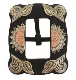 WESTERN RAWHIDE SIGNATURE RUST IRON SILVER BUCKLE 3/4" - Sunflower - 510129
