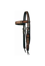 COUNTRY LEGEND NAVAJO NIGHT BROWBAND HEADSTALL - BROWN - 223091-71