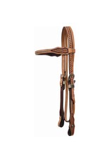 COUNTRY LEGEND BRONCO BRAID BROWBAND HEADSTALL - GOLDEN - 223096-76