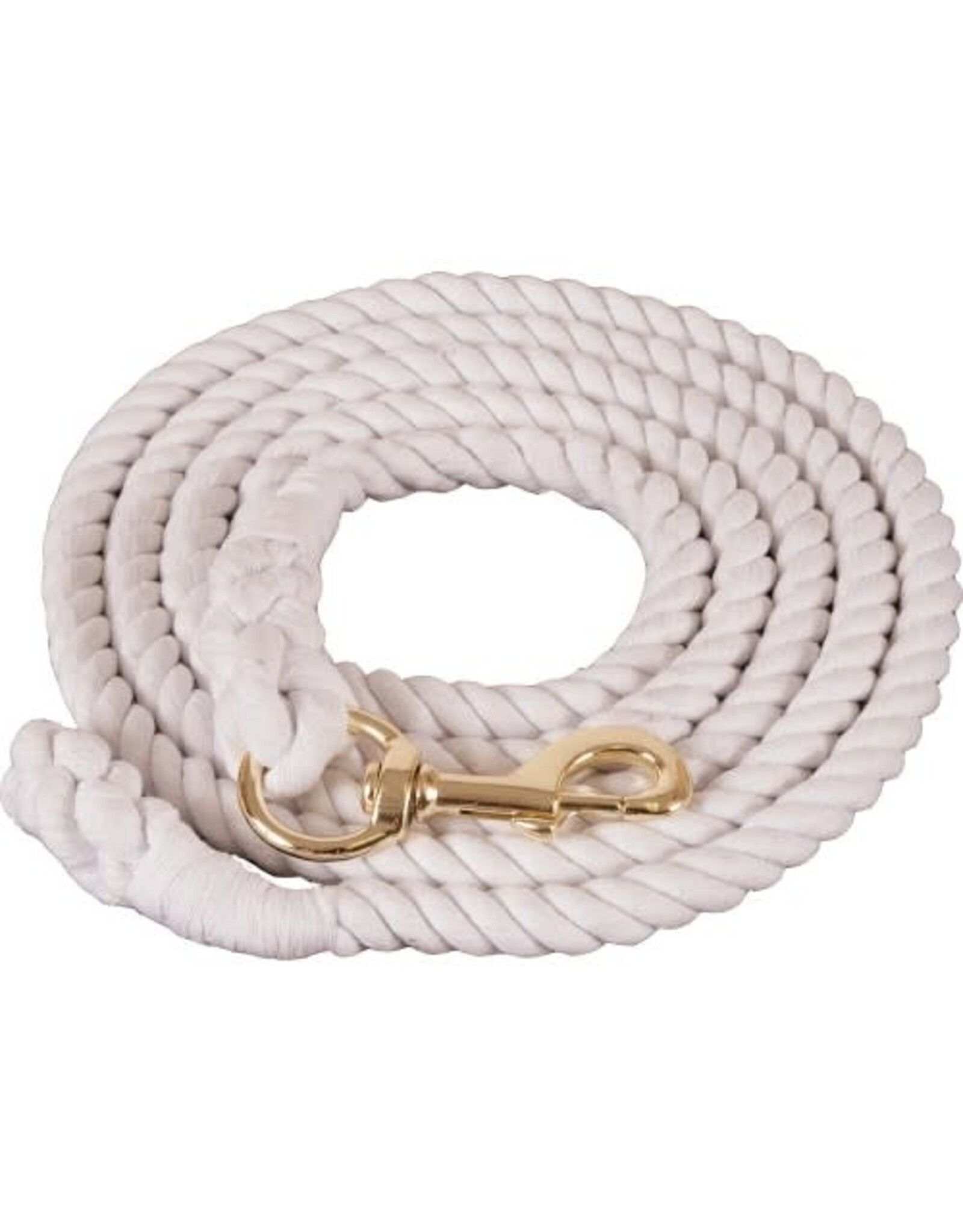 MUSTANG COTTON LEAD W/BOLT SNAP - WHITE - 292641-09